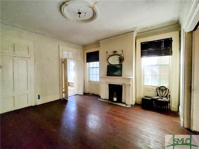 view of unfurnished living room