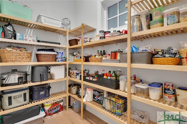 view of pantry