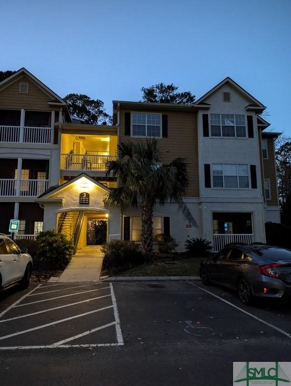 3308 Walden Park Dr Unit 3308, Savannah, GA 31410 - view of outdoor building at dusk