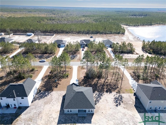 aerial view with a view of trees