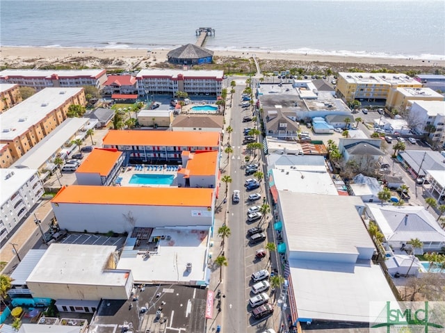 16 Tybrisa St Unit 127, Tybee Island, GA 31328 - aerial view of extended coastline and a pool area