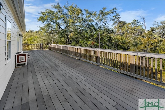 view of deck