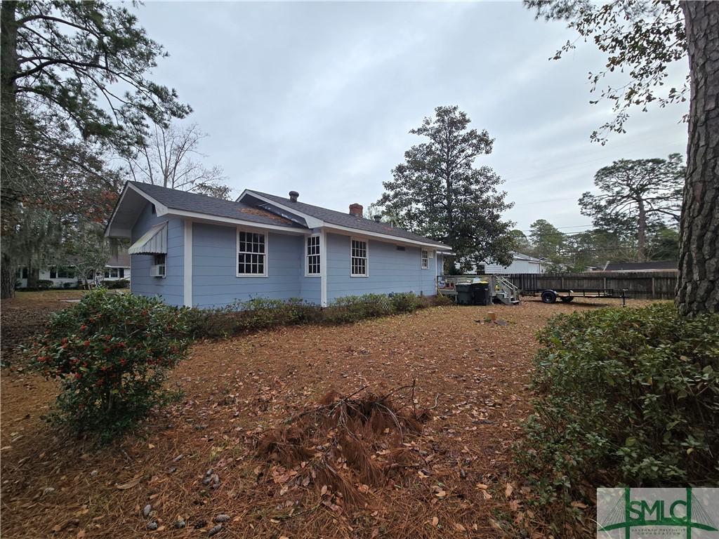 view of rear view of property