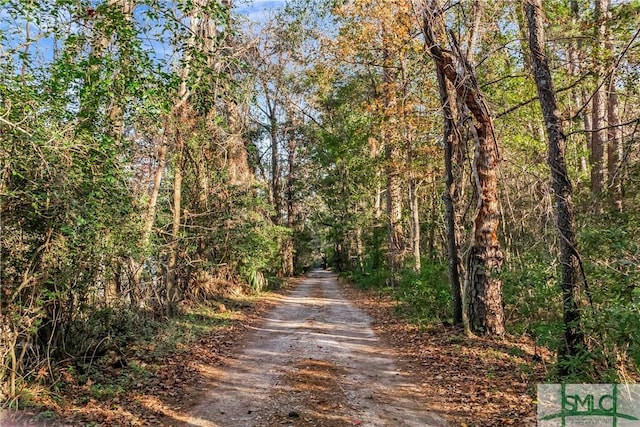 view of road