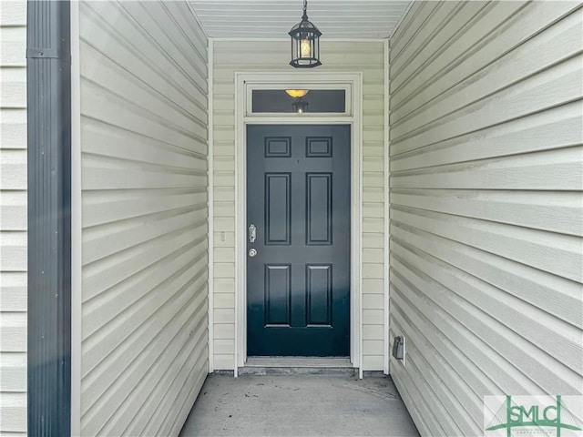 view of entrance to property