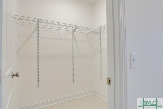 view of spacious closet