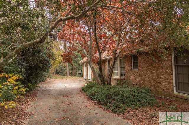 view of side of property