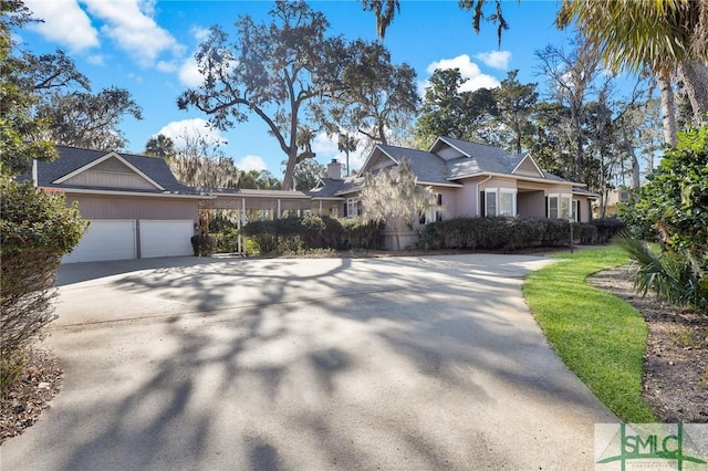 view of front of property