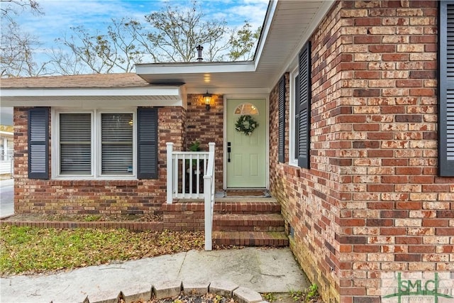 view of entrance to property