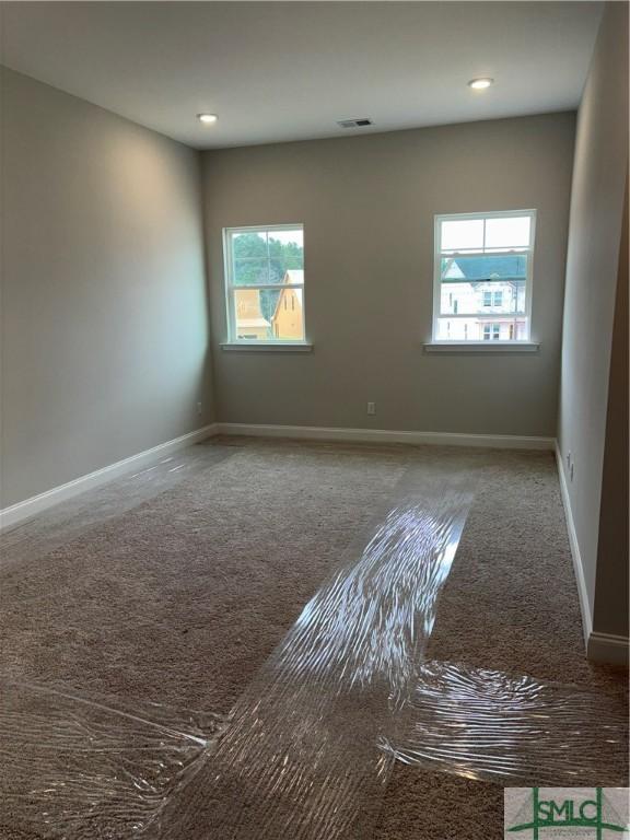541 Sessile Oak Dr, Savannah, GA 31419 - unfurnished room featuring carpet, healthy amount of natural light, recessed lighting, and baseboards