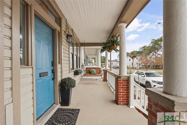 206-208 W 42nd St, Savannah, GA 31401 - view of covered porch