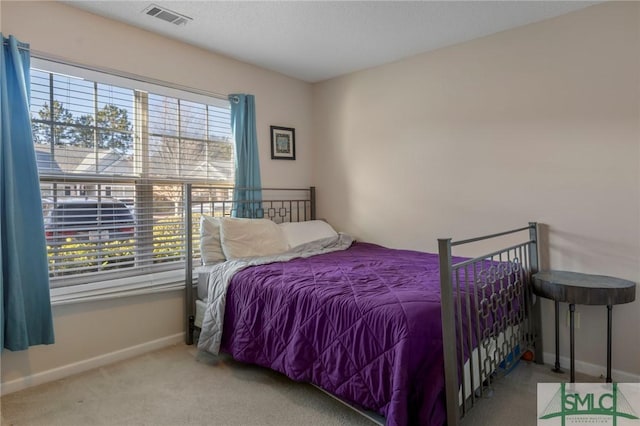 bedroom featuring carpet flooring