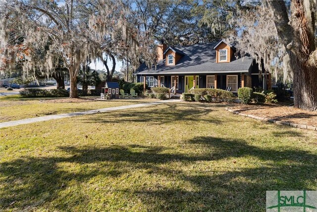 view of yard featuring a porch