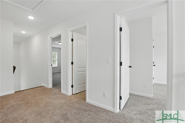 106 Liam Ct, Guyton, GA 31312 - hall featuring carpet, recessed lighting, and baseboards