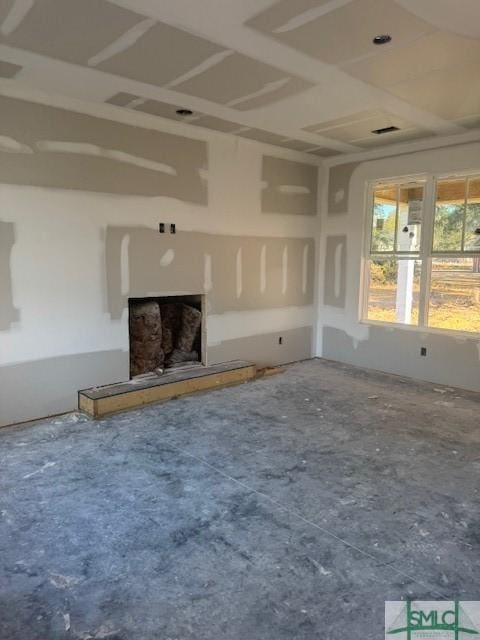 view of unfurnished living room