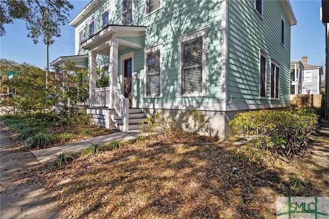 view of front of home