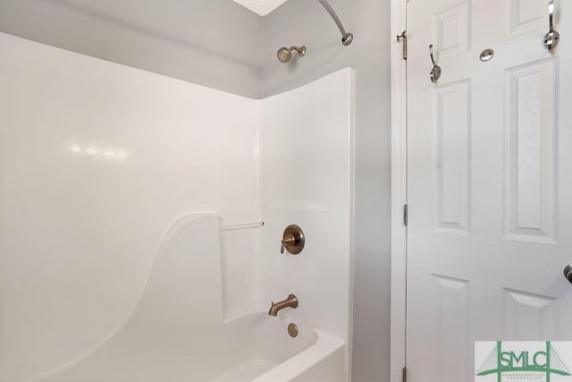 bathroom featuring bathtub / shower combination