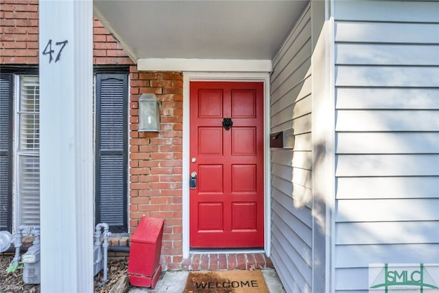 view of entrance to property