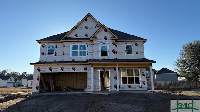 view of property in mid-construction