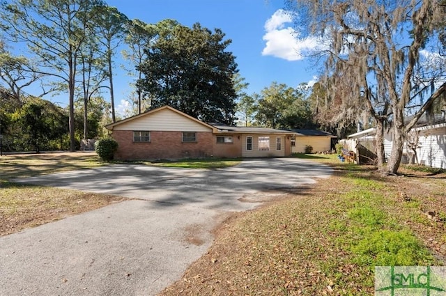 view of ranch-style home