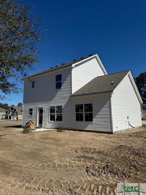 view of back of property