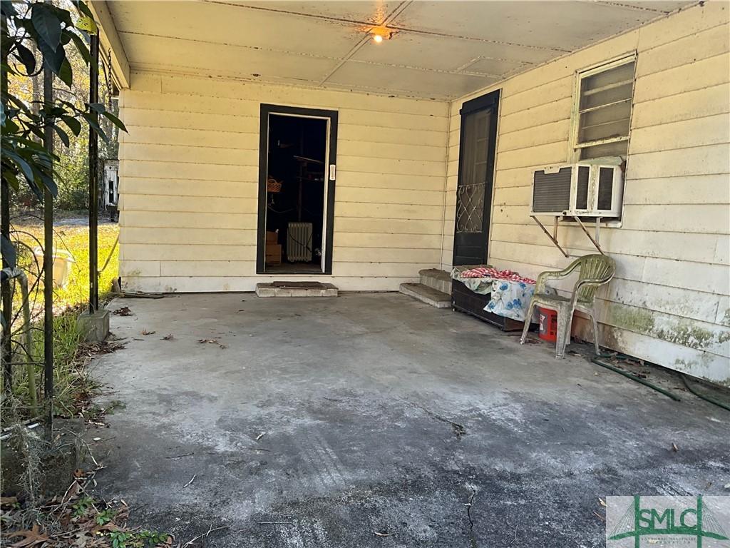 view of patio with cooling unit