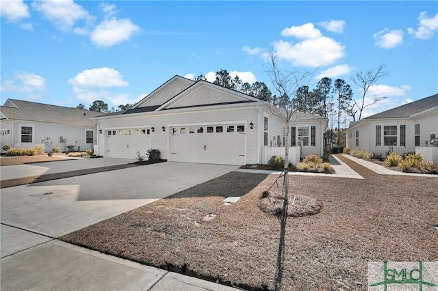 ranch-style house with a garage