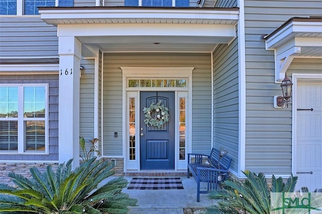 view of property entrance