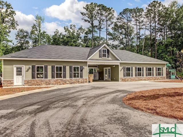 view of craftsman inspired home