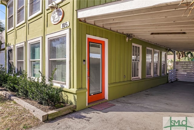 view of entrance to property