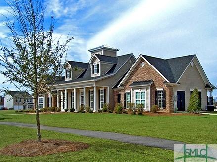 82 Marsh Salt Ln, Port Wentworth, GA 31407 - view of front facade with a front lawn