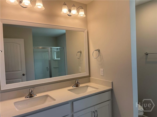 82 Marsh Salt Ln, Port Wentworth, GA 31407 - full bath featuring double vanity, a stall shower, and toilet