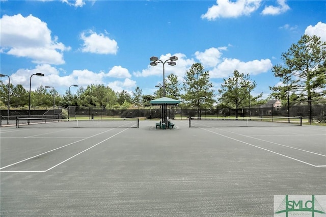 view of sport court