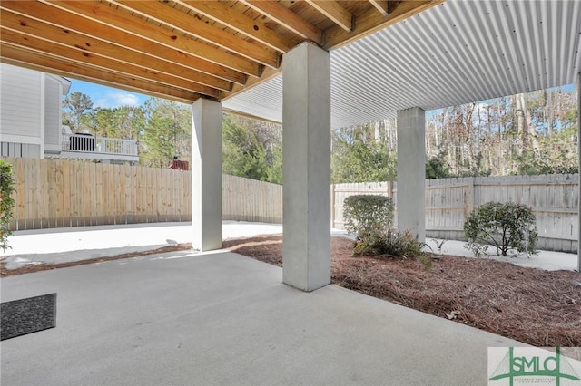 view of patio