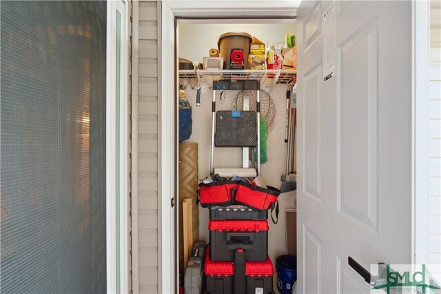 view of utility room