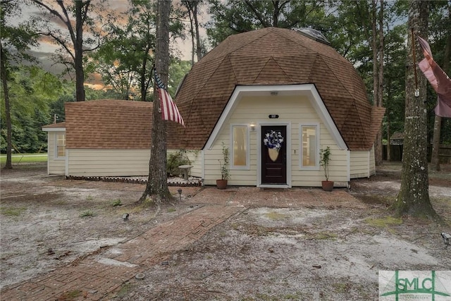 view of bungalow-style home