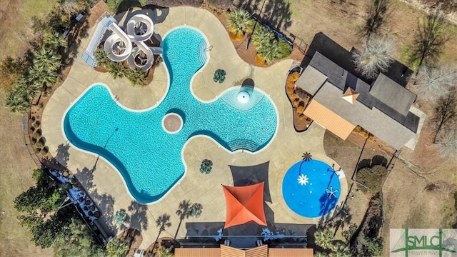 drone / aerial view