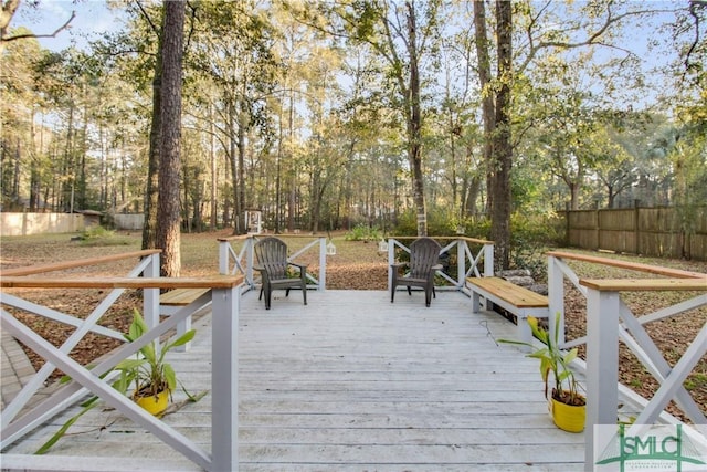 view of deck