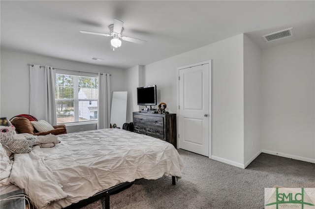 176 Coneflower Rd, Bloomingdale, GA 31302 - bedroom with ceiling fan and carpet