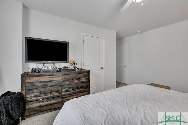 176 Coneflower Rd, Bloomingdale, GA 31302 - carpeted bedroom featuring ceiling fan