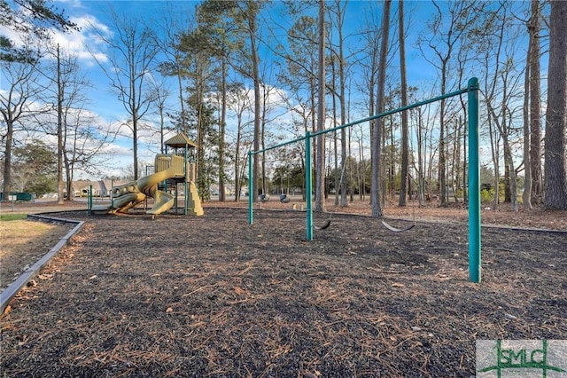 view of play area