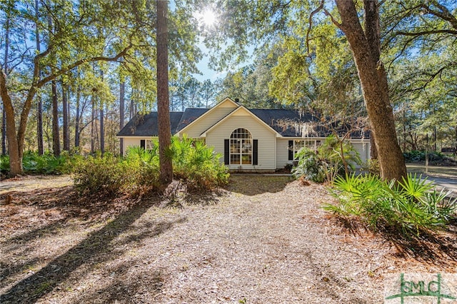 view of ranch-style house