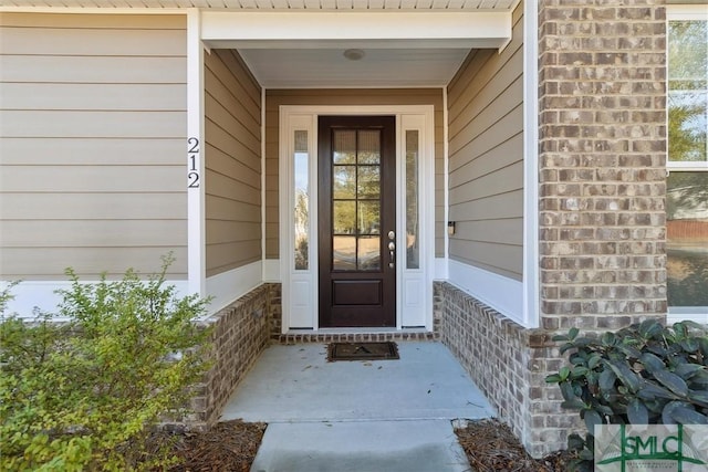 view of property entrance