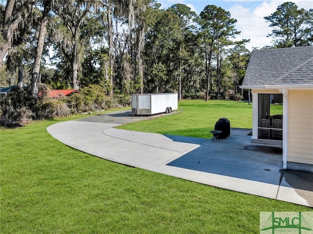 exterior space with a patio