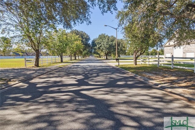 view of road