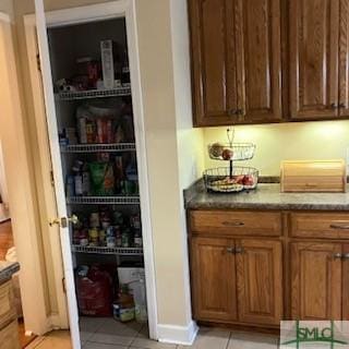 view of pantry