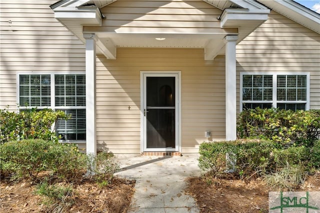 view of entrance to property