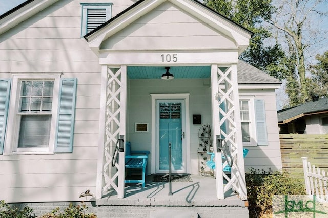 view of property entrance