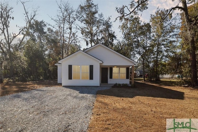 view of front of house