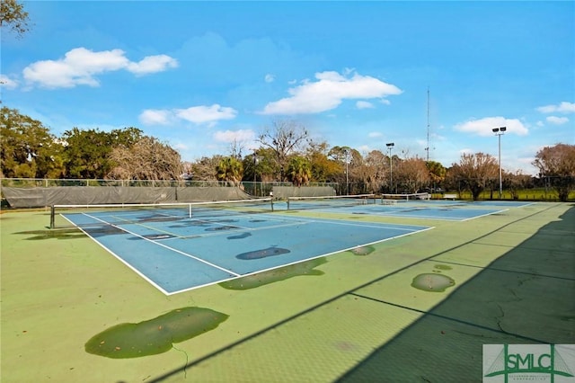 view of sport court